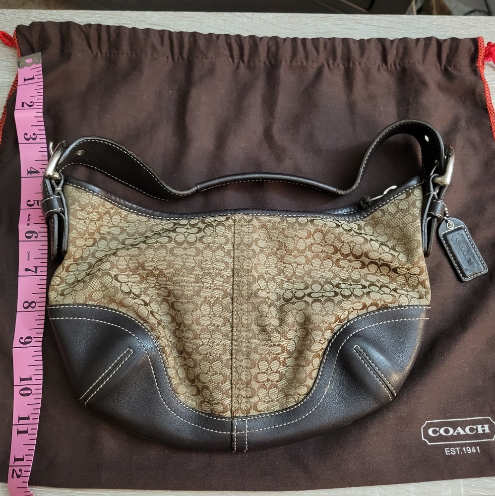 Used Vintage Brown COACH PURSEwith original dust bag